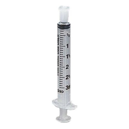 Bd Oral Dispenser Syringe 3 Ml Blister Pack Luer Slip Tip Without Safety 100 Eabg 5bgcs Bd 