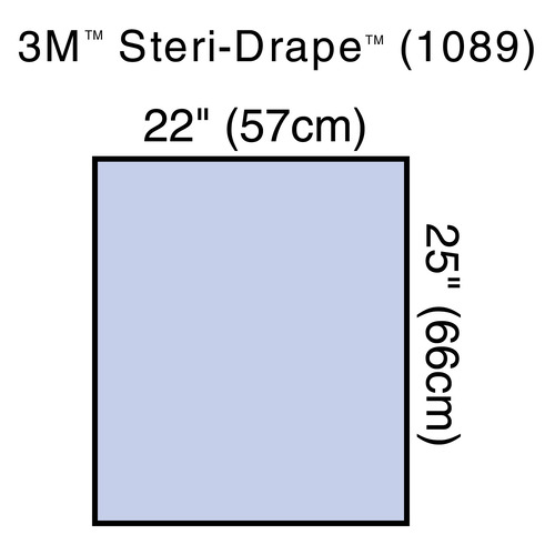 MON362568PK - 3M - 3M General Purpose Drape Steri-Drape Utility Sheet 22 W x 25 L" Sterile, 2 EA/PK