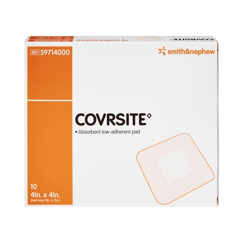 MON363486CS - Smith & Nephew - Smith & Nephew Composite Dressing Covrsite 4" x 4" NonSterile, 100 EA/CS