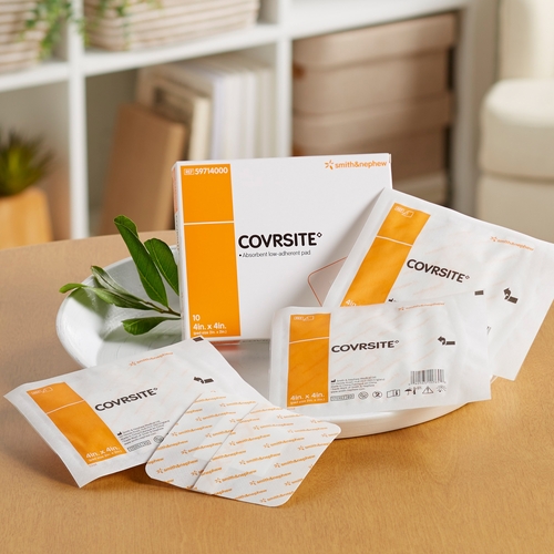 MON363486CS - Smith & Nephew - Smith & Nephew Composite Dressing Covrsite 4" x 4" NonSterile, 100 EA/CS