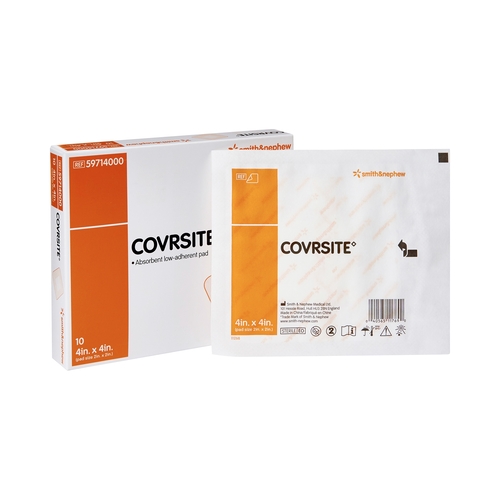 MON363486CS - Smith & Nephew - Smith & Nephew Composite Dressing Covrsite 4" x 4" NonSterile, 100 EA/CS