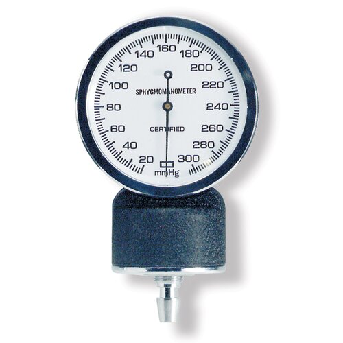 MON363783EA - McKesson - Blood Pressure Unit Gauge entrust&reg; Performance Black Body, White Face with Black Numbers Standard Aneroid Sphygmomanometers (01-775 Series)