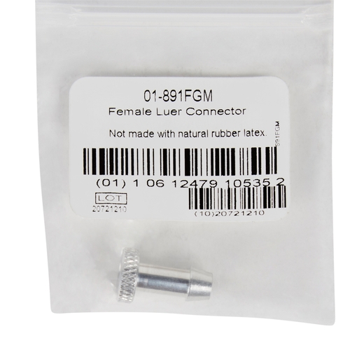MON363818EA - McKesson - Blood Pressure Tube Luer Connector LUMEON For use with Clock Face Aneroid Sphygmomanometers, 1/EA