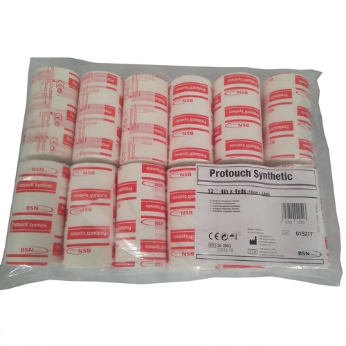MON364112EA - BSN Medical - BSN Medical Cast Padding Undercast Protouch Synthetic 4 Inch X 4 Yard Synthetic NonSterile