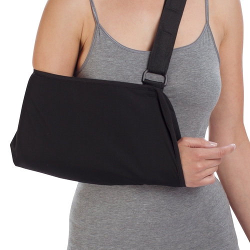 MON380619EA - DJO - Arm Sling PROCARE&reg; Deluxe Hook and Loop Closure Large