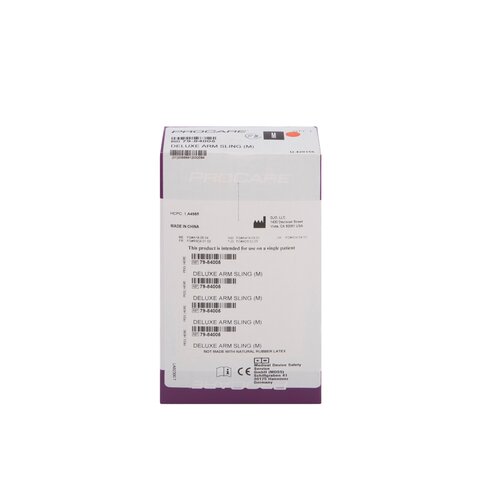 MON380620EA - DJO - Arm Sling PROCARE&reg; Deluxe Hook and Loop Closure Medium