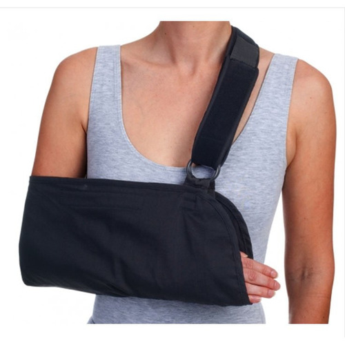 MON381302EA - DJO - Arm Sling PROCARE&reg; Universal Hook and Loop Closure One Size Fits Most