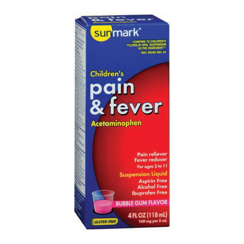 BettyMills sunmark® Children's Pain Relief (2043826) McKesson
