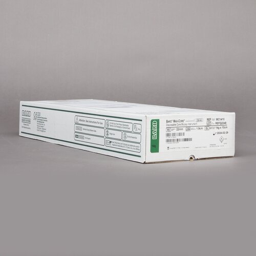 MON384591EA - Bard Medical - Bard Medical Biopsy System Max Core&reg; 14 Gauge 22 mm Penetration Depth