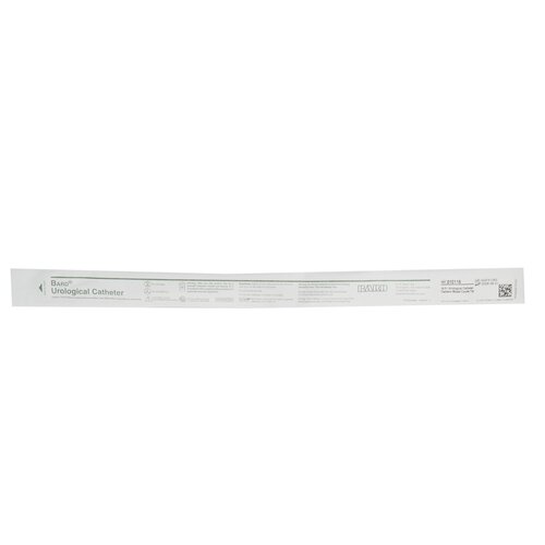 MON4009EA - Bard Medical - Bard Medical Urethral Catheter Tiemann / Olive Tip Red Rubber 16 Fr.