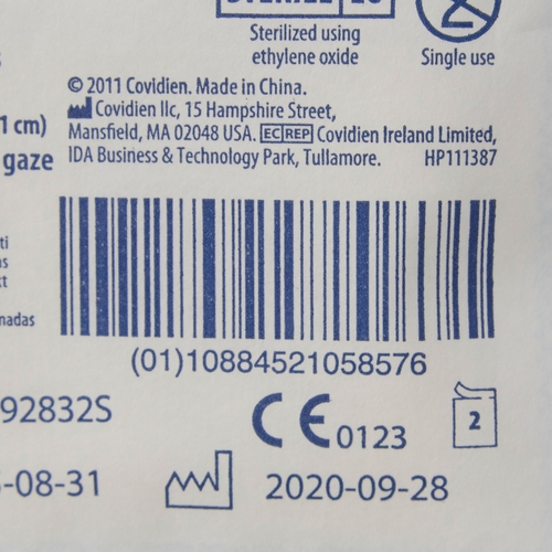 MON401579CS - Cardinal Health - Cardinal Health Sponge Dressing Curity Gauze 8-Ply 2" x 2" Square, 3000 EA/CS