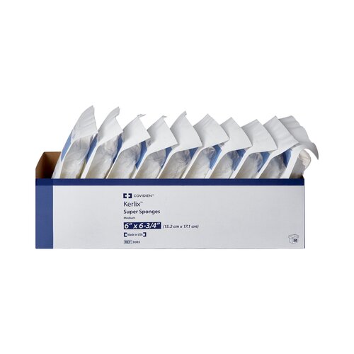 MON401582CS - Cardinal Health - Cardinal Health Sponge Dressing Kerlix Gauze 6" x 6 3/4" Rectangle, 600 EA/CS