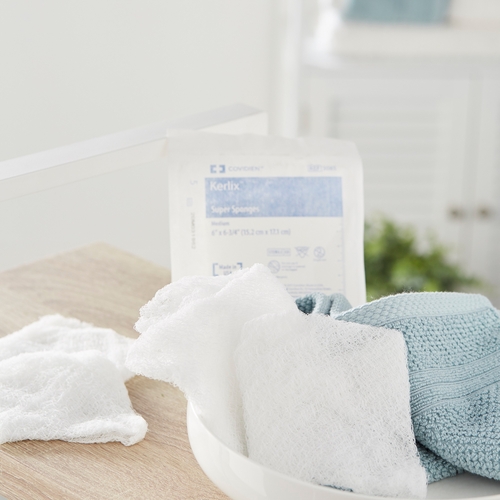 MON401582CS - Cardinal Health - Cardinal Health Sponge Dressing Kerlix Gauze 6" x 6 3/4" Rectangle, 600 EA/CS