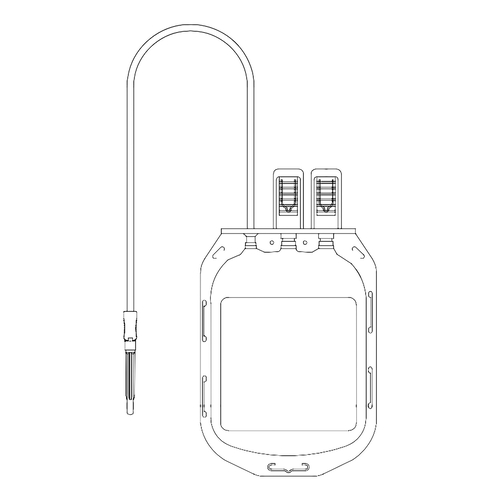 MON403937EA - Terumo Medical - Terumo Medical Blood Collection Bag Teruflex&reg; 600 mL