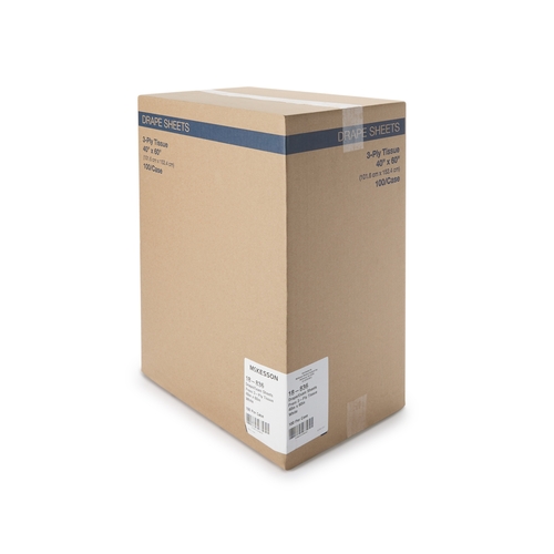 MON40427CS - McKesson - General Purpose Drape Physical Exam Drape 40 X 60 Inch NonSterile, 100EA/CS