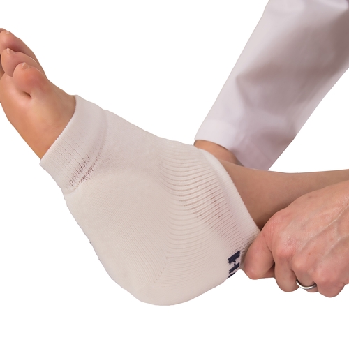 MON410503CS - Mabis Healthcare - Mabis Healthcare Heel / Elbow Protector Sleeve Large White, 12 EA/CS