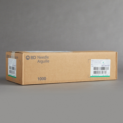 MON412BX - BD - BD Hypodermic Needle PrecisionGlide Without Safety 21 Gauge 1-1/2 Inch Length, 100EA/BX