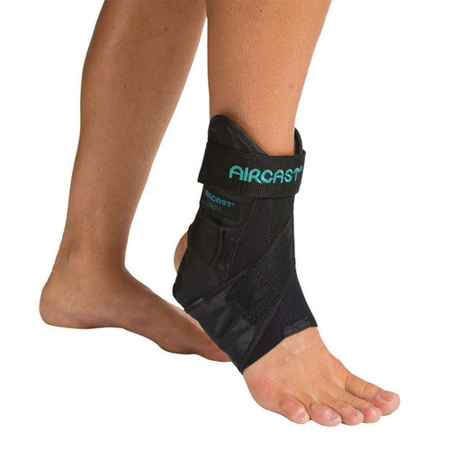 MON414463EA - DJO - Ankle Support AirSport Medium Hook and Loop Closure Left Ankle