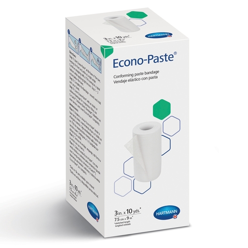 MON418662CS - Conco - Conco Econo-Paste&reg; Conforming Dressing Cotton 3" X 10 Yards, 1EA/BX, 12BX/CS