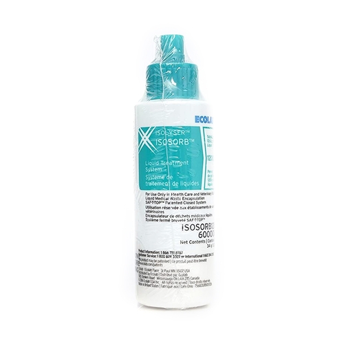 MON419934CS - Microtek Medical - Microtek Medical Fluid Solidifier Isosorb 1,200 cc Bottle 2 oz., 100/CS