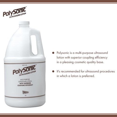 MON420508GL - Parker Labs - Parker Labs Polysonic&reg; Multi-Purpose Ultrasound Lotion, 1 Gallon, 1/EA