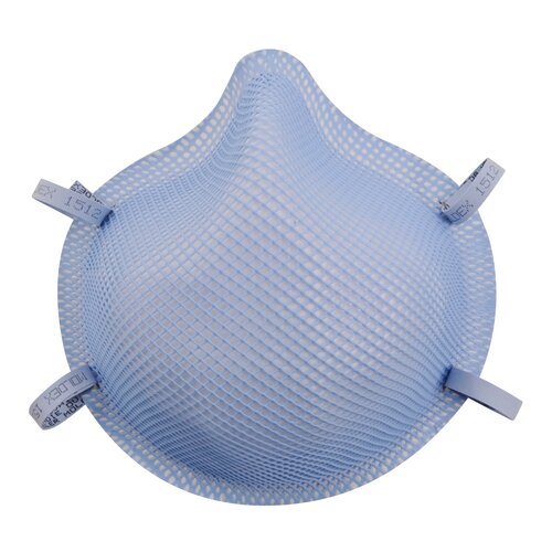 MON420651CS - Moldex - Moldex Particulate Respirator / Surgical Mask N95 Cup Elastic Strap Medium Blue, 20 EA/BX, 8BX/CS