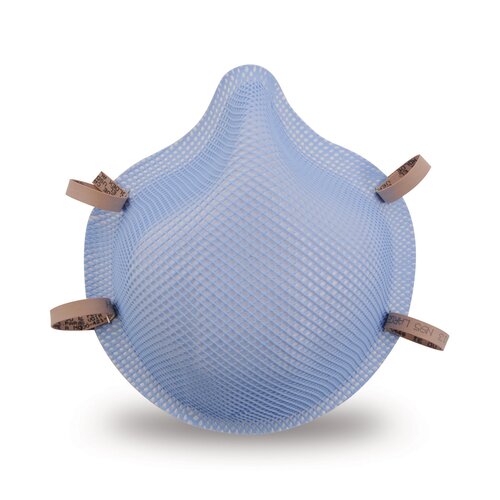 MON420655CS - Moldex - Moldex Particulate Respirator / Surgical Mask N95 Cup Elastic Strap Large Blue, 20 EA/BX, 8BX/CS