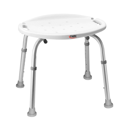 MON421728CS - Apex-Carex - Bath Transfer Bench 15-1/2 to 22-1/2" 300 lbs. Fixed Handle, 4 EA/CS