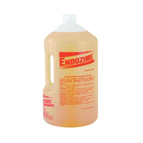 MON428948CS - Ruhof Healthcare - Ruhof Healthcare Dual Enzymatic Instrument Detergent Endozime Liquid Concentrate 1 gal. Jug Floral Scent, 4/CS