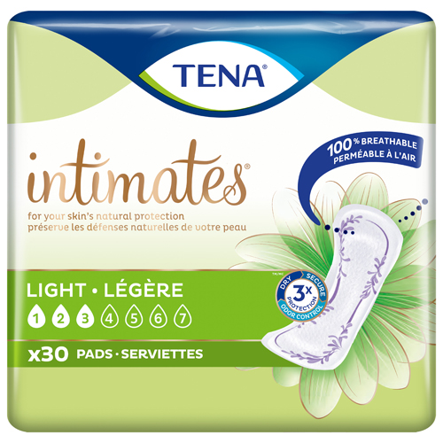 TENA Intimates TENA® Intimates™ Thin Light Bladder Leakage Pads, Regular Length Essity 54358