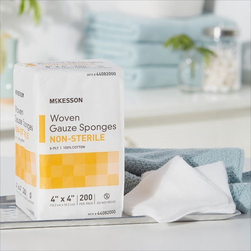 MON440028BG - McKesson - McKesson Performance 4X4 Gauze Sponge 8-Ply Non Sterile