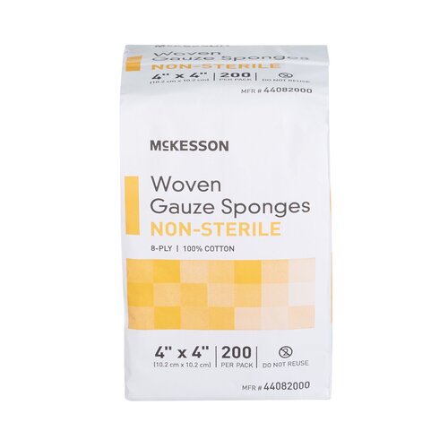MON440028BG - McKesson - McKesson Performance 4X4 Gauze Sponge 8-Ply Non Sterile