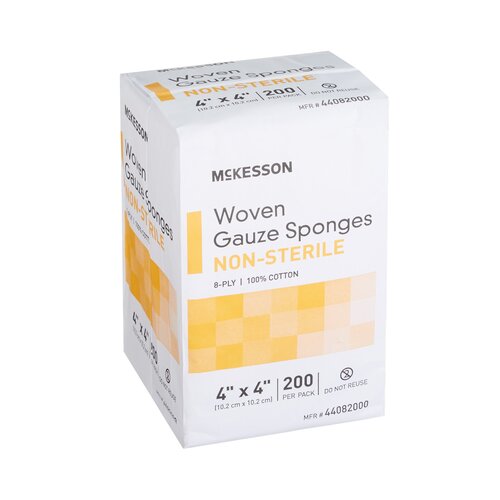 MON440028BG - McKesson - McKesson Performance 4X4 Gauze Sponge 8-Ply Non Sterile