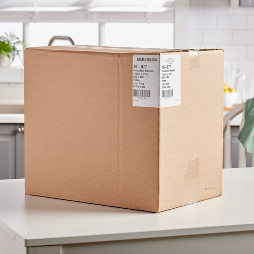 MON440936CS - McKesson - McKesson Rescue Blankets, 56"W x 90"L, Tissue/Poly Laminate, 0.67 lbs, 24/Case