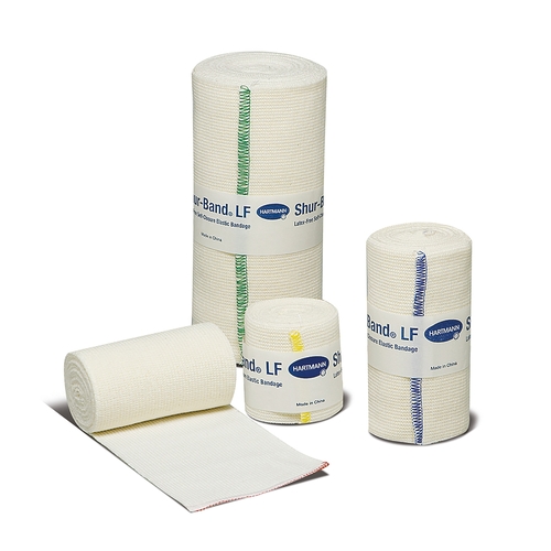 MON442362PK - Conco - Conco Elastic Bandage Shur-Band LF 3&quot; x 5 Yard Standard Compression Single Hook and Loop Closure Natural NonSterile, 10 EA/PK