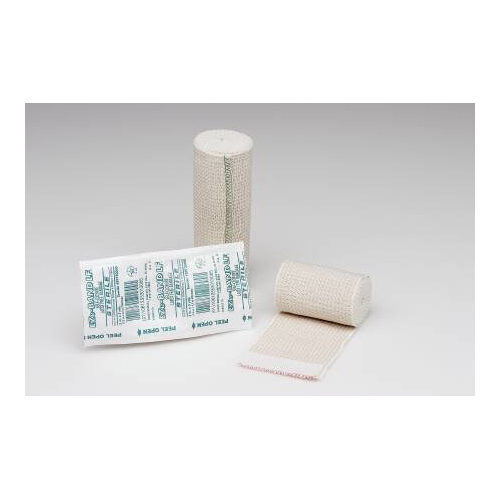 MON442371CS - Hartmann - Hartmann Elastic Bandage EZe-Band LF 2 Inch X 5 Yard Double Hook and Loop Closure Tan Sterile Standard Compression