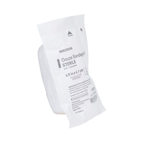 MON446051RL - McKesson - McKesson Conforming Dressing Medi-Pak Performance Cotton Gauze 4.5" x 4.1 Yard Roll, 1 EA/RL