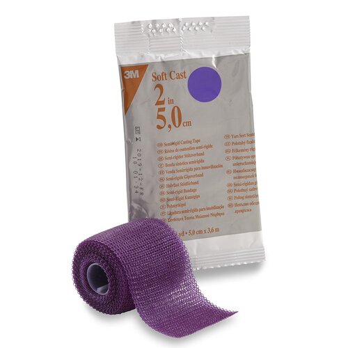 MON447730CS - 3M - Cast Tape 3M Scotchcast Soft Cast 2 Inch X 12 Foot Fiberglass Purple, 10 per Case