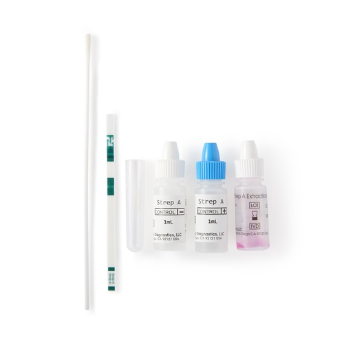 MON448403KT - Sekisui Diagnostics - Rapid Test Kit OSOM&reg; Ultra Immunochromatographic Assay Strep A Test Throat Swab Sample CLIA Waived, 25/KT