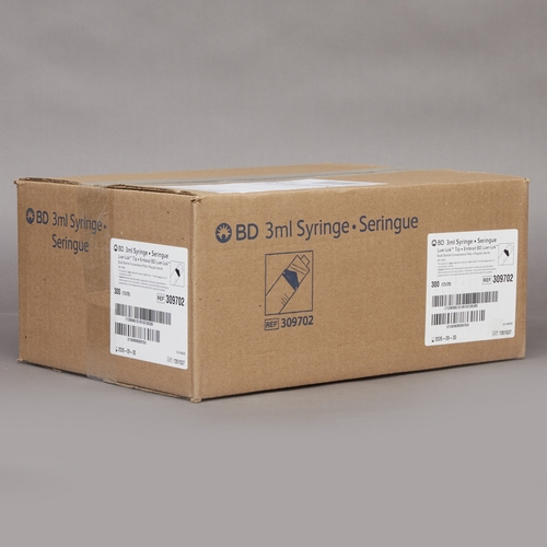 MON450256CS - BD - BD Syringe Kit 3 mL Convenience Tray Luer Slip Tip Without Safety, 25/TR, 12TR/CS