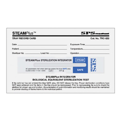 MON453821BX - SPS Medical Supply - SPS Medical Supply Sterilization Record Card STEAMPlus Steam