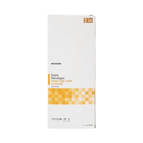 MON454618CS - McKesson - McKesson Elastic Bandage Medi-Pak&reg; Elastic Knit 2 Inch X 5 Yard NonSterile, 10EA/BX, 5BX/CS