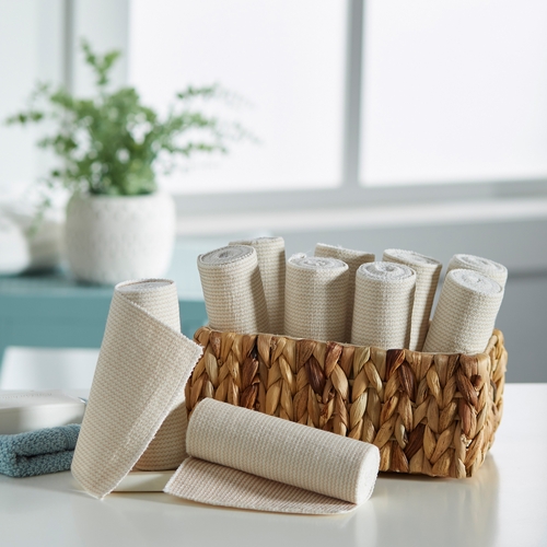MON454621CS - McKesson - McKesson Elastic Bandage Medi-Pak&reg; Elastic Knit 6 Inch X 5 Yard NonSterile, 10EA/BX, 5BX/CS