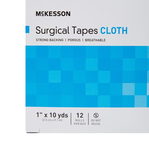 MON455534CS - McKesson - McKesson Surgical Tape Medi-Pak Performance Plus Silk 1" x 10 Yards NonSterile, 144 EA/CS