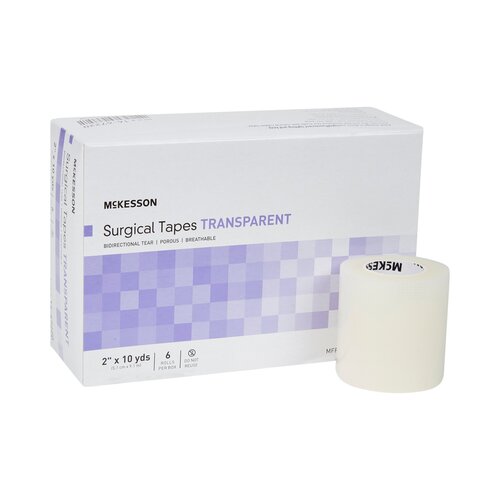 MON455538CS - McKesson - McKesson Surgical Tape Medi-Pak Performance Plus Plastic 2" x 10 Yards NonSterile, 72 EA/CS