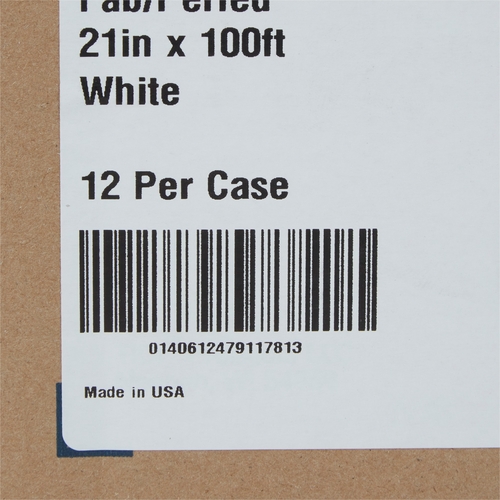 MON458448CS - McKesson - McKesson Table Paper 21" White Crepe, 12 EA/CS