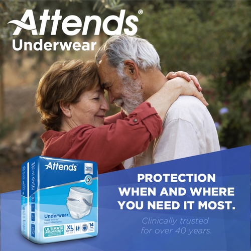 MON461061CS - Attends - Attends Advanced&reg; Heavy Absorbency Protective Underwear, XL, 56 EA/CS