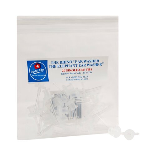 MON461134EA - Doctor Easy Medical Products - Ear Wash System Tips Doctor Easy For Rhino and Elephant Ear Washer, 1/EA