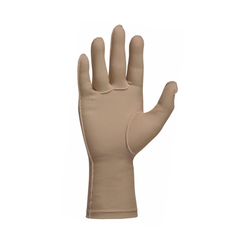 MON461574EA - Patterson Medical - Compression Glove Full Finger Medium Over-the-Wrist Left Hand Lycra / Spandex