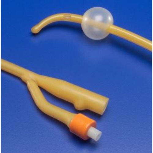 MON461828CT - Cardinal Health - Foley Catheter Ultramer 2-Way Coude Tip 18 Fr. Latex, 12/CT